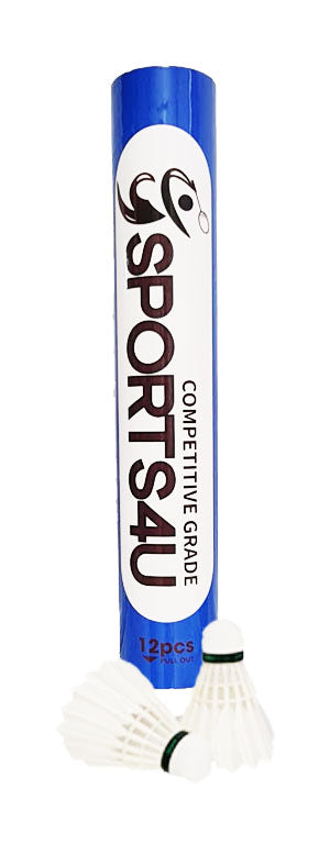 Sports4u Competition Grade 3in1 Badminton Hybrid Shuttlecocks 1 Tube