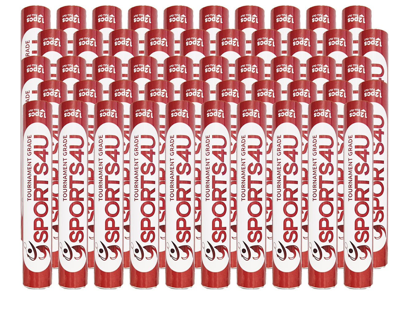 Sports4u Tournament Grade Badminton Feather Shuttlecocks 50 Tube