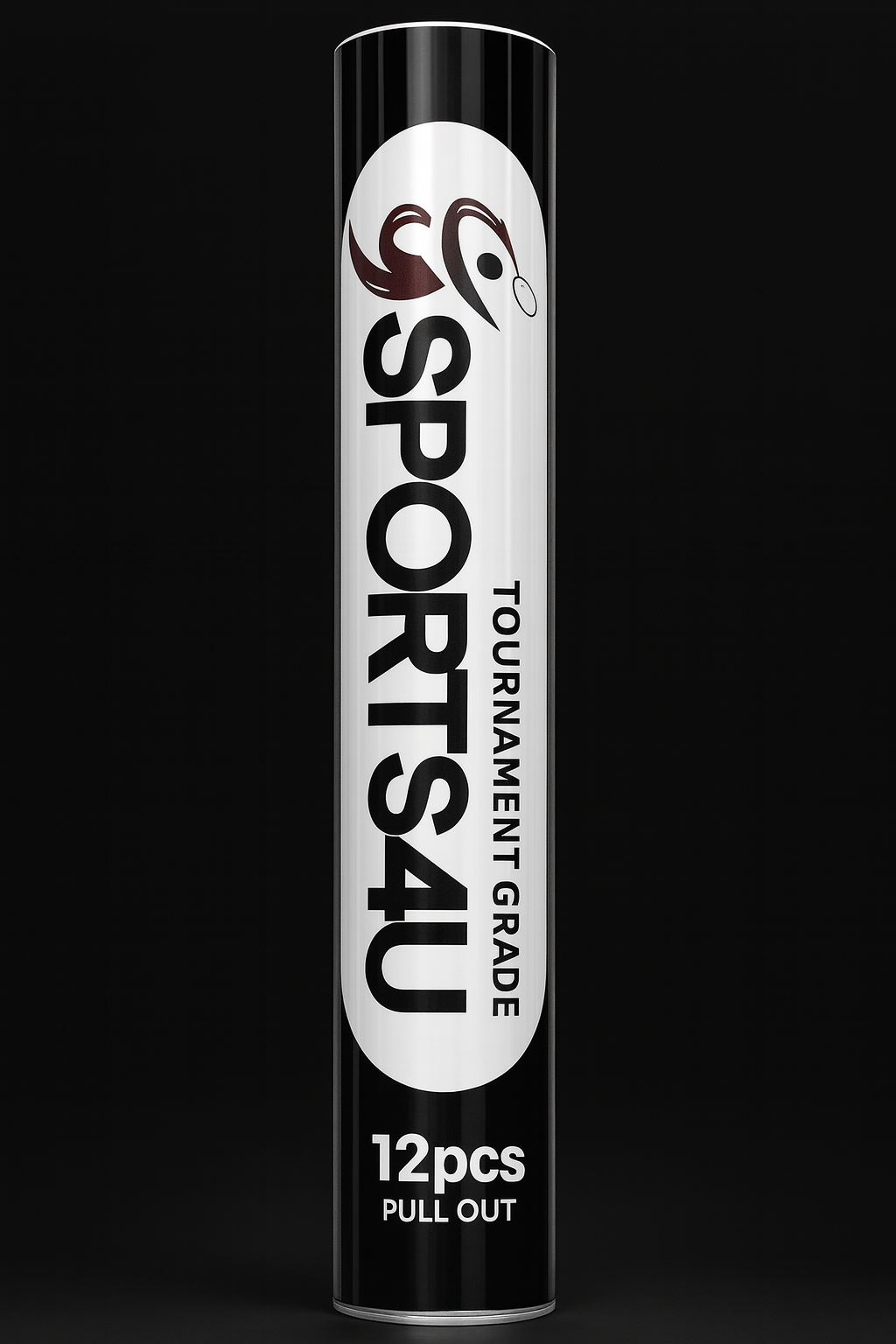 Sports4u Professional Grade Badminton Feather Shuttlecocks Tournament Grade 1 Tube