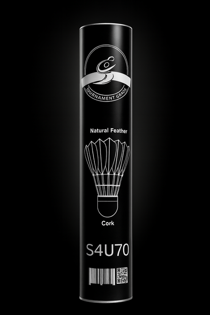 Sports4u Professional Grade Badminton Feather Shuttlecocks Tournament Grade 1 Tube